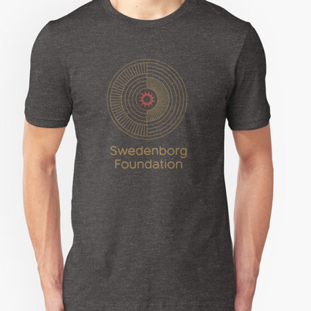 Grey t-shirt with Swedenborg Foundation logo