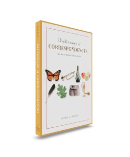 Paperback book upright front cover with collection of objects including butterfly, trumpet, apples, feather, etc.