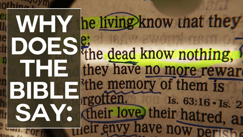 Swedenborg and Life Recap: Why Does the Bible Say “The Dead Know Nothing”? – 2/27/2017