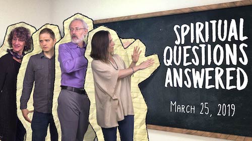 Swedenborg & Life Recap: Spiritual Questions Answered – 3/25/19