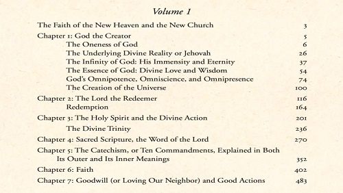 table of contents - Swedenborg Foundation