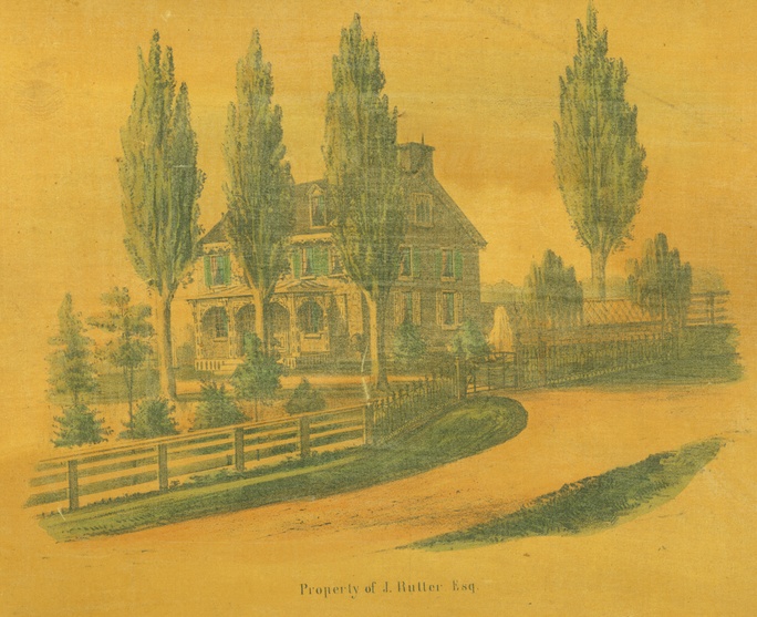 Property of J. Rutter, Esq., SW corner of Church and Biddle Stre - Swedenborg Foundation