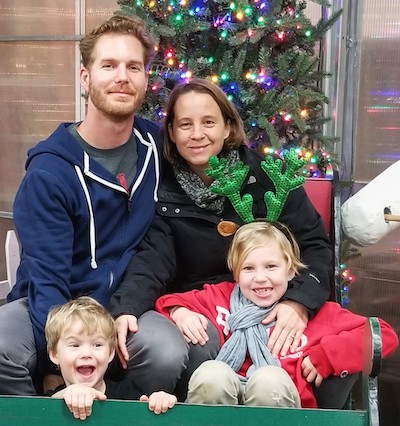 Jesse Johnson and family