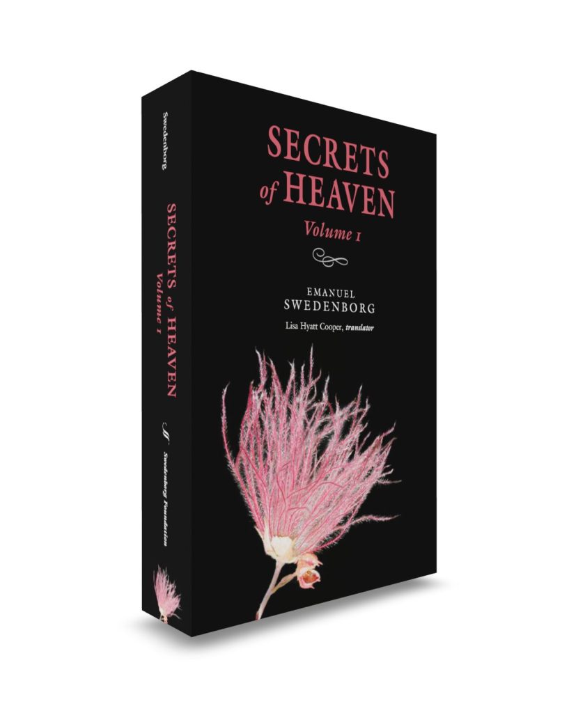 SH1_Portable_Front - Swedenborg Foundation Secrets of Heaven vol 1 NCE Portable edition paperback three-quarter view of front cover